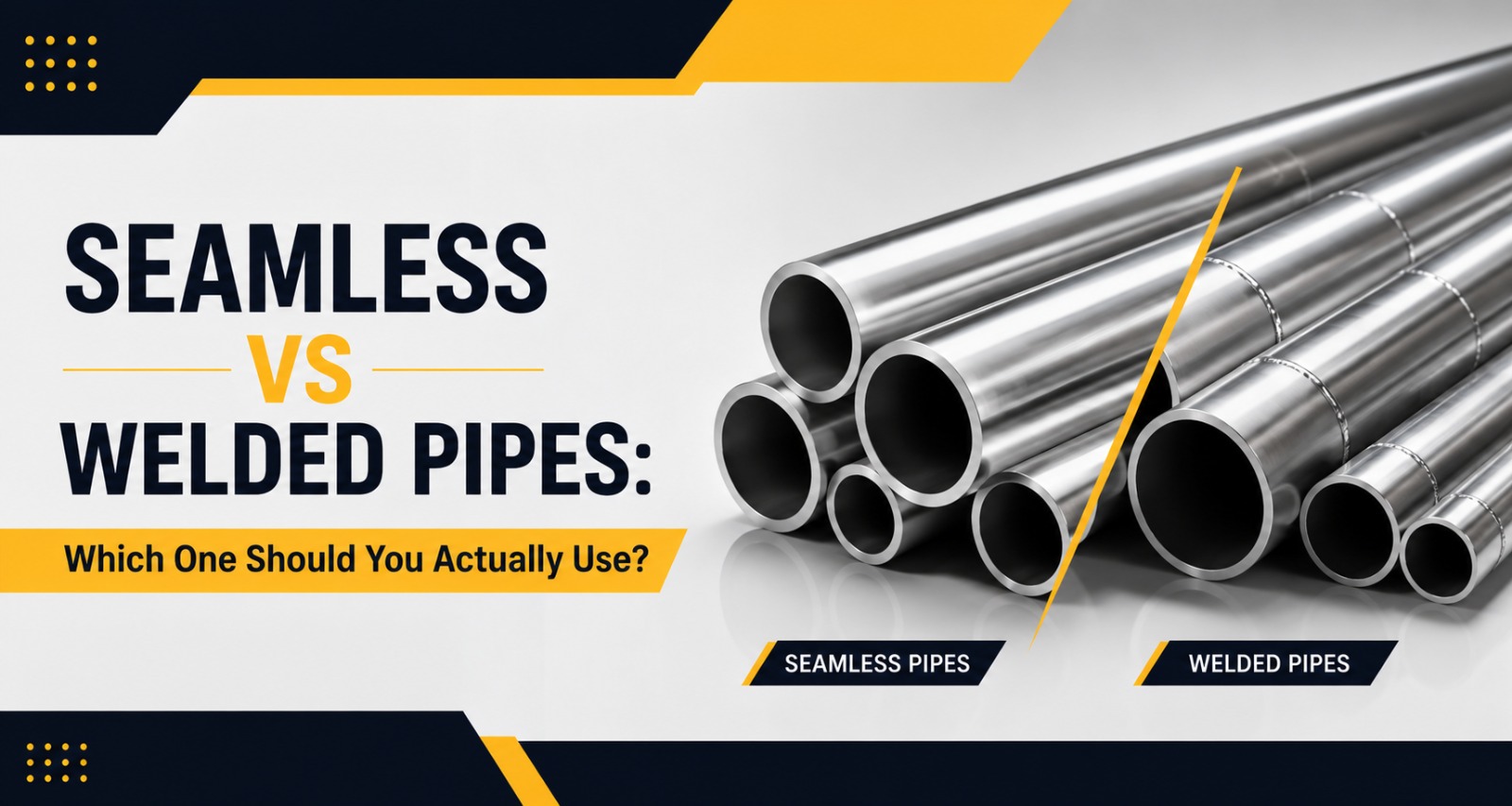 Seamless vs Welded Pipes